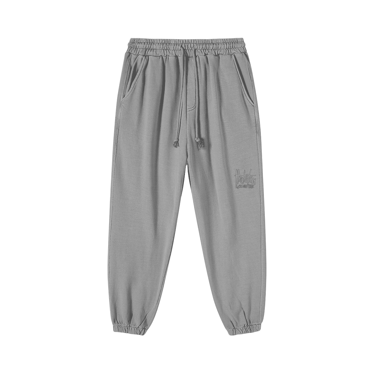 Grey Stussy Sweatpants Theta Tau Eta Delta Shop